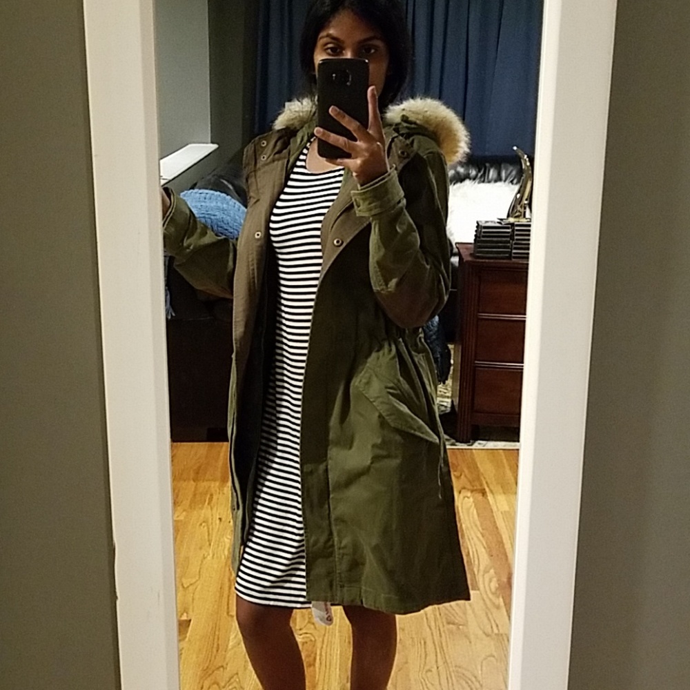 Gap praka jacket with removal jacket